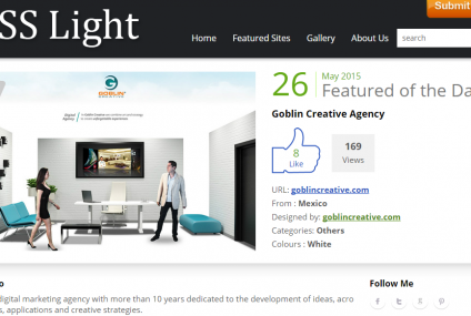 CSS Light reconoce a Goblin Creative como el Sitio de Día